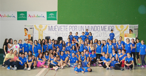 O desafio desportivo solidário ‘Mexa-se por um mundo melhor’ reuniu mais de 1700 quilos de alimentos para os mais necessitados em Huelva