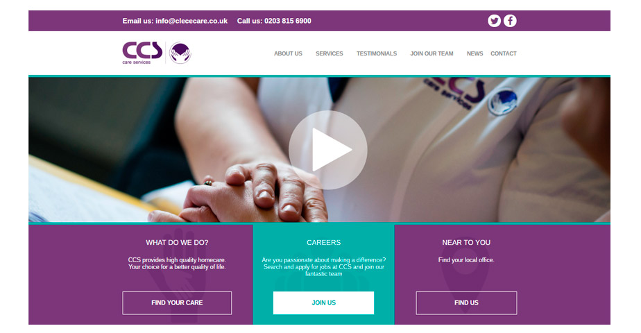 Clece Care Services lanza su nueva página web