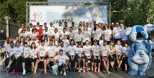 Clece employees get moving in the “Hay Salida” race against gender-based violence