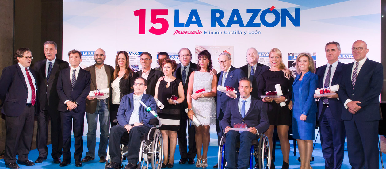 Premio Extraordinario al Compromiso Social en el XV Aniversario de La Razón en Castilla y León