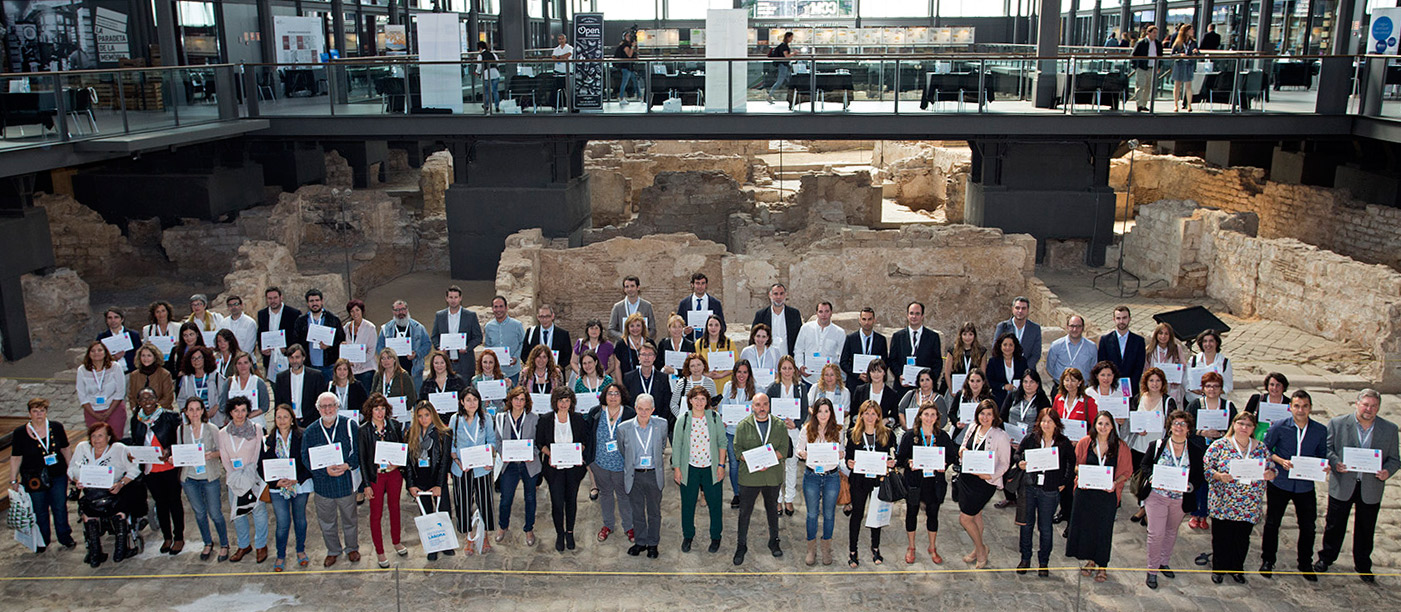 CLECE E NDAVANT RECIBEN O DISTINTIVO «LÀBORA» DO CONCELLO DE BARCELONA