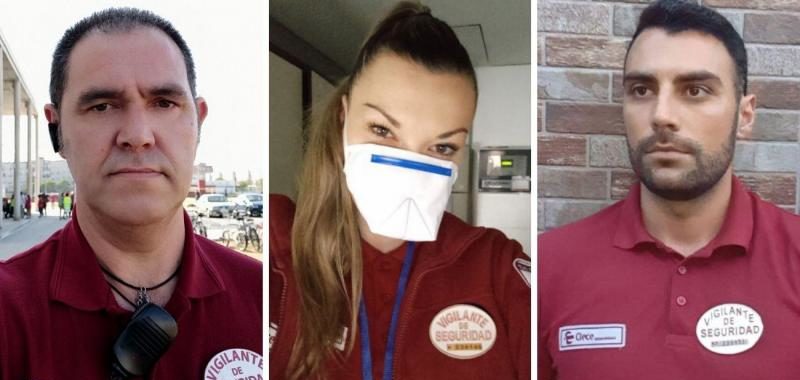 La batalla de los vigilantes de seguridad contra el coronavirus