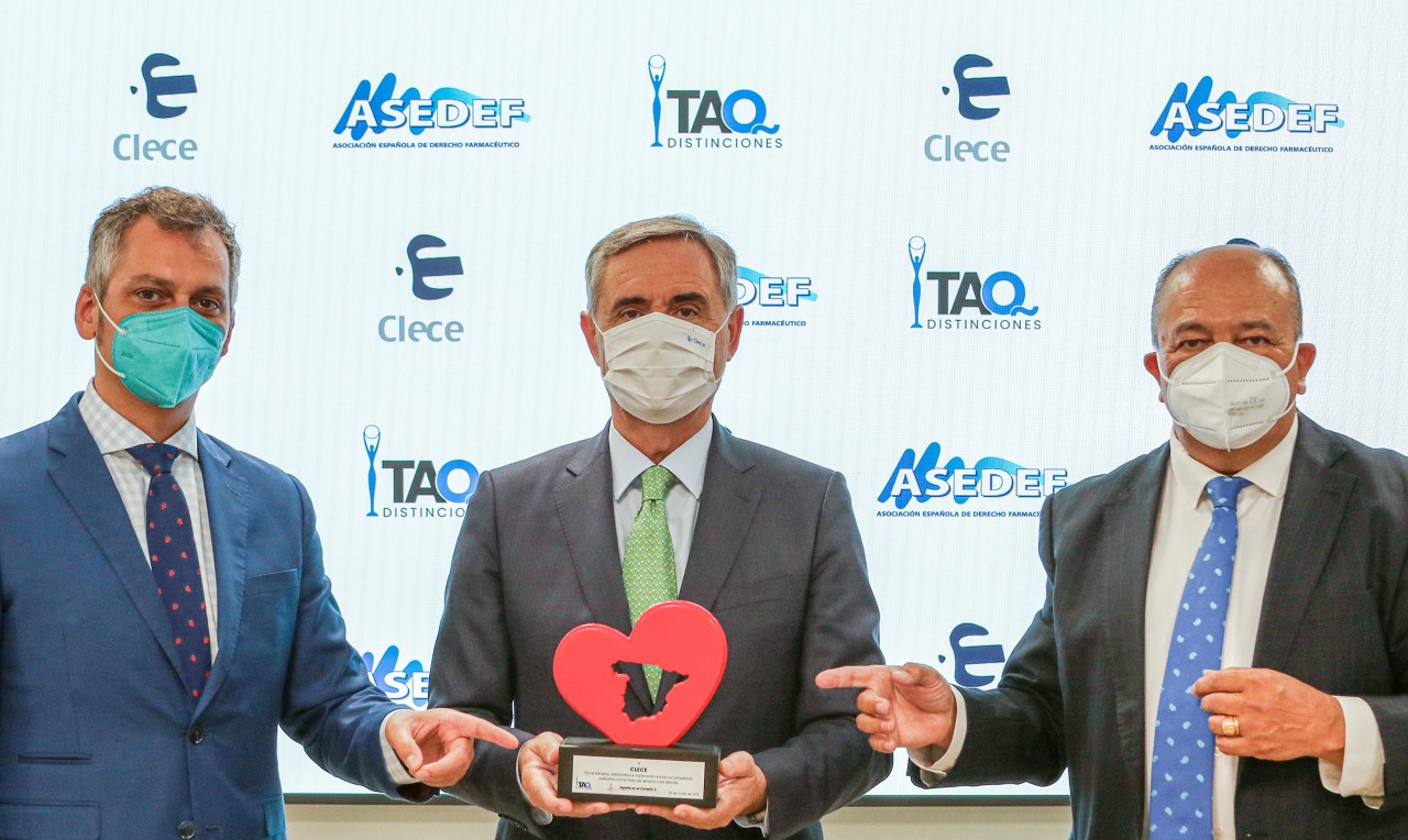 CLECE RECIBE EL PREMIO “ESPAÑA EN EL CORAZÓN” POR SU PAPEL SOCIAL EN LA LUCHA CONTRA LA COVID-19