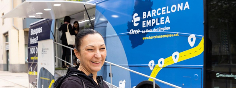 La ruta del empleo en Barcelona, un nuevo éxito de Clece